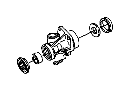 View DAM, RETAINER. TRANS case DIFFERENTIAL OIL, Transmission Extension Oil. Right, Right Hand. Side.  Full-Sized Product Image