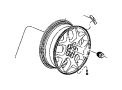 View STEM. Wheel Valve. Front, Spare, Spare Tire, Standard.  Full-Sized Product Image