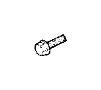 View BOLT, Used for: BOLT AND CONED WASHER. Hex Head. M8X1.25X25.00, M8x25x17. Alternator, Alternator Mounting, Mounting, Oil Pump To Block, Plate Tensioner.  Full-Sized Product Image