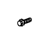 View Used for: SCREW AND WASHER. Hex Head. M6x1x16. Mounting, Throttle Bracket Attachment, Used for: Upper And Lower.  Full-Sized Product Image