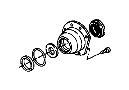 View SCREW. Hex Flange Head. M8x1.25x33.00.  Full-Sized Product Image