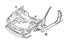 View PLUG. Body, Rear Fascia. Aperture Panel, Lower, Used for: Right and Left. Side. Center.  Full-Sized Product Image