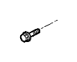 View Used for: BOLT AND CONED WASHER, Used for: SCREW AND WASHER. Hex Head. M8x1.25x50, M8X1.25X50.00. Mounting, Tensioner Upper.  Full-Sized Product Image