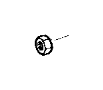 View NUT. Hex Flange Lock. Drive Hub, Left, Mounting, Right, Right or Left.  Full-Sized Product Image