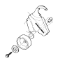 Bracket. Tensioner. (Rear). A Bracket for a.