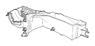 View HOUSING. Used for: A/C and Heater Lower.  Full-Sized Product Image