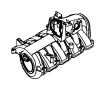 View GASKET. Exhaust Manifold. Left, Mounting, Right.  Full-Sized Product Image