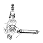 View Bracket. Shock. Cup. Mount. Suspension Absorber. (Upper) Full-Sized Product Image