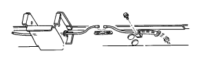 Image of BRACKET. Parking Brake Cable. Intermediate, Right or Left.  Intermediate. image for your 2007 Dodge Nitro