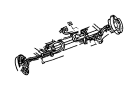 View LOCK. Brake Hose. As Required, Mounting, Rear.  Full-Sized Product Image