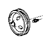 View BOLT. Hex Head. M10x1.50x28. Mounting, Power Steering Bracket.  Full-Sized Product Image