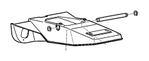 Image of BRACKET. Steering Column. Used for: Clutch and Brake Pedal. image