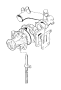 View Pump. Water. Gasket. Engine. Backing Plate.  Full-Sized Product Image