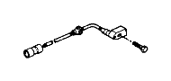 View BRACKET. Brake Sensor. Left, Left Front. Mounting.  Full-Sized Product Image