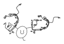 View SCREW. Hex Head, Tapping. M8X1.25X20.00, M8x20. Brake Hose RR Rail, Mounting.  Full-Sized Product Image