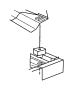 View ISOLATOR, Used for: NUT and WASHER. Cradle, Hex. M10X1.5. Rear, Upper, Upper Rear.  Full-Sized Product Image