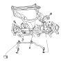 View Suspension Stabilizer Bar Bracket Bolt Full-Sized Product Image