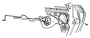 4574023AF Lock. Latch. Door. Actuator. (Rear)