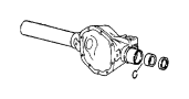 View SNAP RING. Axle Shaft. Right or Left.  Full-Sized Product Image