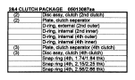 View CLUTCH PACKAGE. Automatic Transmission. 2/4.  Full-Sized Product Image