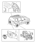 License Plate Light Assembly Screw