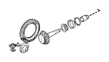 View CUP. Drive Pinion, Drive Pinion Bearing, Pinion Bearing. Rear.  Full-Sized Product Image