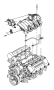 View BOLT, SCREW. Hex Flange Head. M8x1.25x30. Lower, Mounting.  Full-Sized Product Image