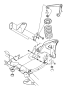 Image of BOLT, SCREW. Hex Flange Head, Hex Head. M14, M14X2.00X100.00. Mounting.  [Front Suspension Parts. image for your Dodge Challenger