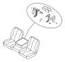 View 12 Volt Accessory Power Outlet Cover (Rear) Full-Sized Product Image