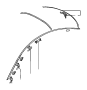 View MOLDING. Rear Window.  Full-Sized Product Image