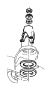 View Bracket. Shock. Cup. Mount. Suspension Absorber. (Upper) Full-Sized Product Image