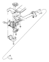 View SCREW. Hex Flange Head. M10X1.50X46.30. Mounting, Upper.  Full-Sized Product Image