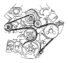 Image of BELT. Accessory Drive, Serpentine. image for your 2014 Chrysler 300 SRT8 SRT8  
