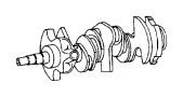 View CRANKSHAFT.  Full-Sized Product Image