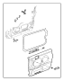 View PANEL. Door Trim. Left.  Full-Sized Product Image 1 of 5