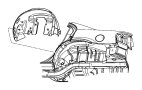 View PIN, PUSH PIN. Push In. M7.0x20.0. Left, Mounting, Used for: Right And Left.  Full-Sized Product Image