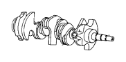 Image of CRANKSHAFT. image for your 2010 Chrysler Town & Country   