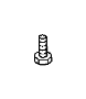 View BOLT, SCREW. 6 Lobe, Hex Flange Head. M8x1.25x25.00, M8x1.25x28.00. Left, Mounting, Right, Right or Left, Used for: Right And Left.  Full-Sized Product Image