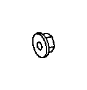 View NUT. Hex Flange Lock. M8X1.25. Front Wiper, Locking, Mounting, Rear Wiper Arm.  Full-Sized Product Image