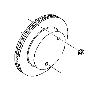 View NUT, Used for: NUT AND WASHER. Hex, Hex Lock. M24x2.00. Front Left, Front Right, Left, Mounting, Right, Right or Left.  Full-Sized Product Image