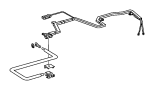 View NUT. Hex Flange Lock. M8X1.25. Front Wiper, Locking, Mounting, Rear Wiper Arm.  Full-Sized Product Image