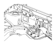 Image of Nut. Cover. Bumper. (Upper). A solid metal or plastic. image for your 2015 Dodge Charger SXT Plus Sedan 3.6L Pentastar V6 FLEX A/T AWD 