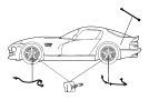 View SENSOR. Anti-Lock Brakes. Left Rear, Rear, Right Rear.  Full-Sized Product Image