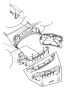 Image of BRACKET. Rear Bumper. Right. For 48 &amp; 49 Bodies. image for your 2010 Dodge Charger   