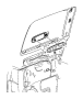 View HANDLE. Cargo Door Shutface, Exterior Door. Left.  Full-Sized Product Image