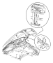 55365043AE Hood Insulation Pad