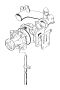 View Pump. Water. Gasket. Engine. Backing Plate.  Full-Sized Product Image