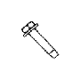 View Used for: SCREW AND WASHER. Hex Head. M6X1.00X30.00. Mounting.  Full-Sized Product Image