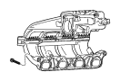 View GASKET. Intake Manifold, Intake Plenum. Upper To Lower.  Full-Sized Product Image