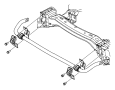View BOLT, SCREW. Tapping Hex Head. M5X0.8X14.00. All Wheel Drive, Mounting.  Full-Sized Product Image